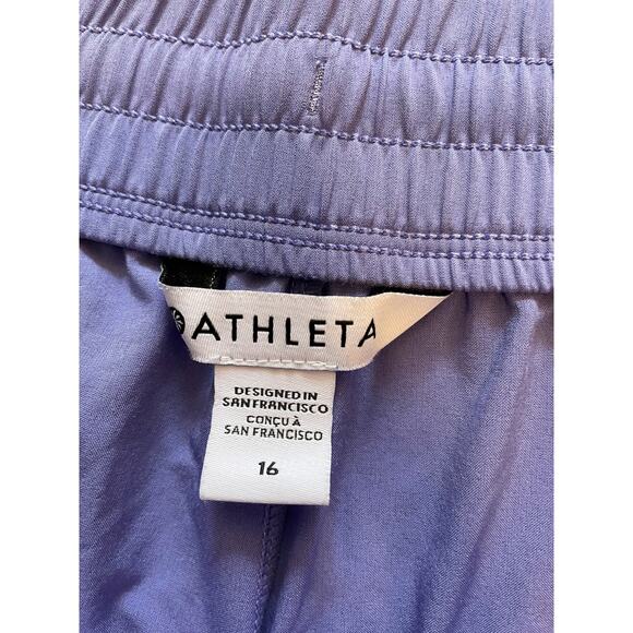 Athleta Womens Size 16 Pants Straight Leg Ankle Adonis PurpleBlue 586940 Pockets - Picture 7 of 15